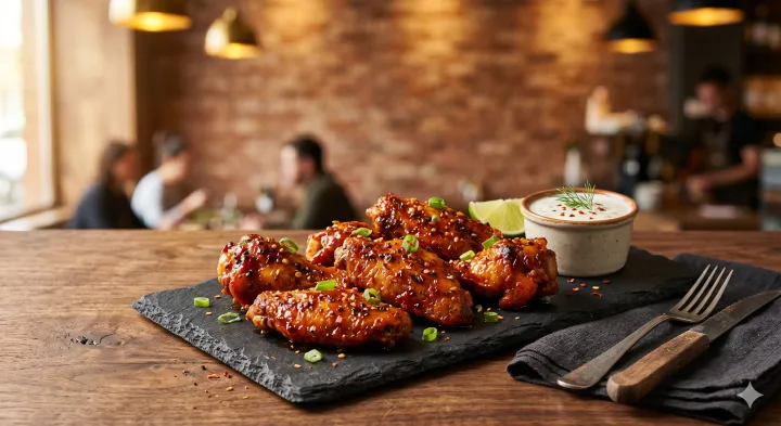 HOT CHICKEN WINGS (6pcs)