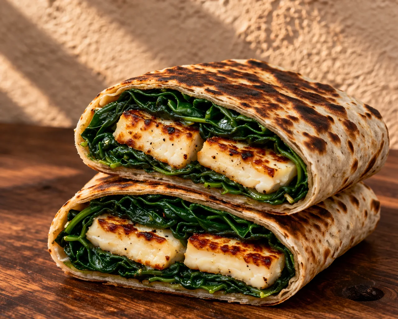 Halloumi & Spinach 2
