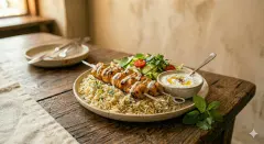 Chicken Shish on Rice thumbnail 1