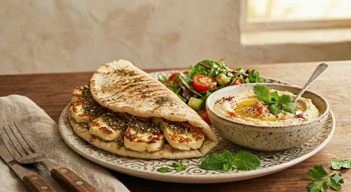 Halloumi & Zaatar