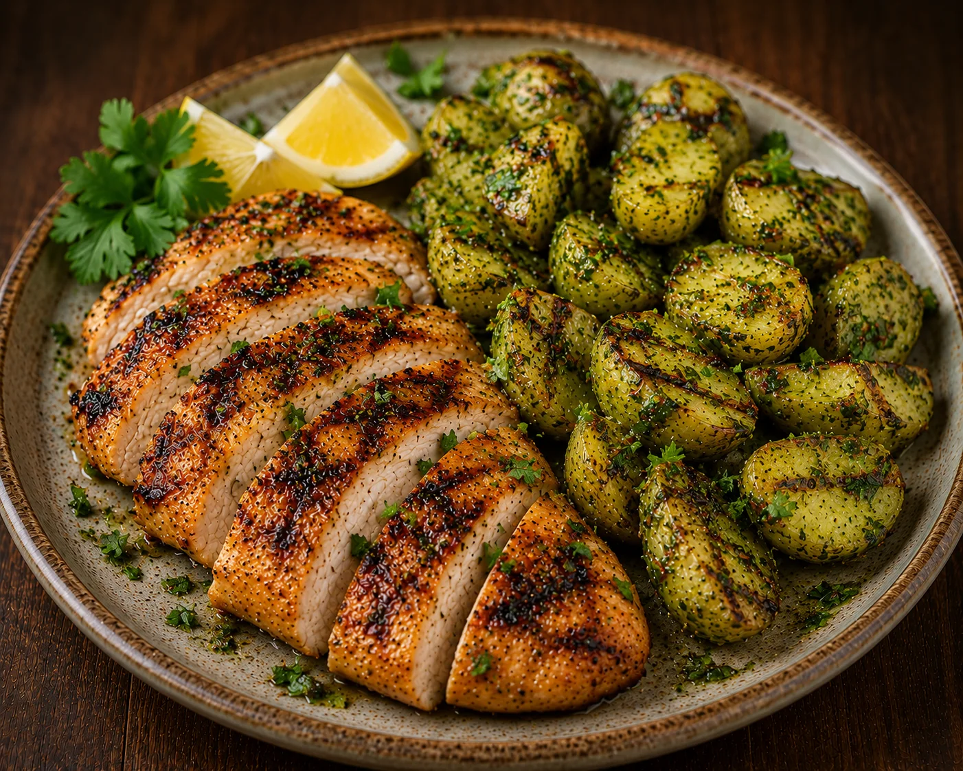 GRILLED CHICKEN & BATATA HARA 3