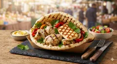 GRILLED CHICKEN & HALOUMI thumbnail 1