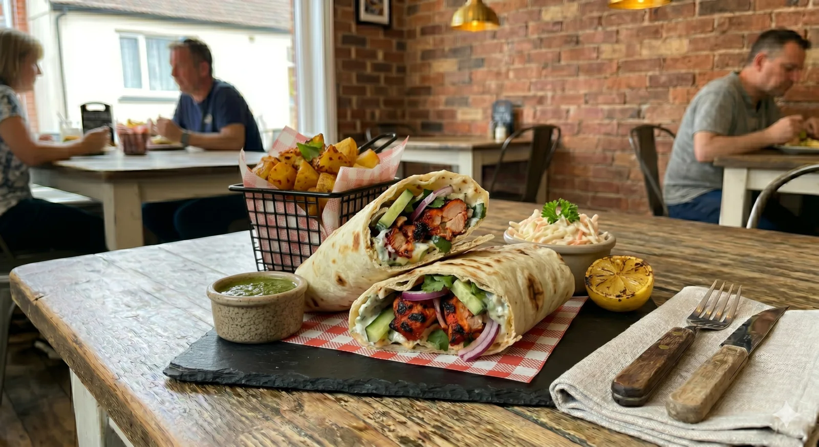 TANDOORI CHICKEN WRAP 2
