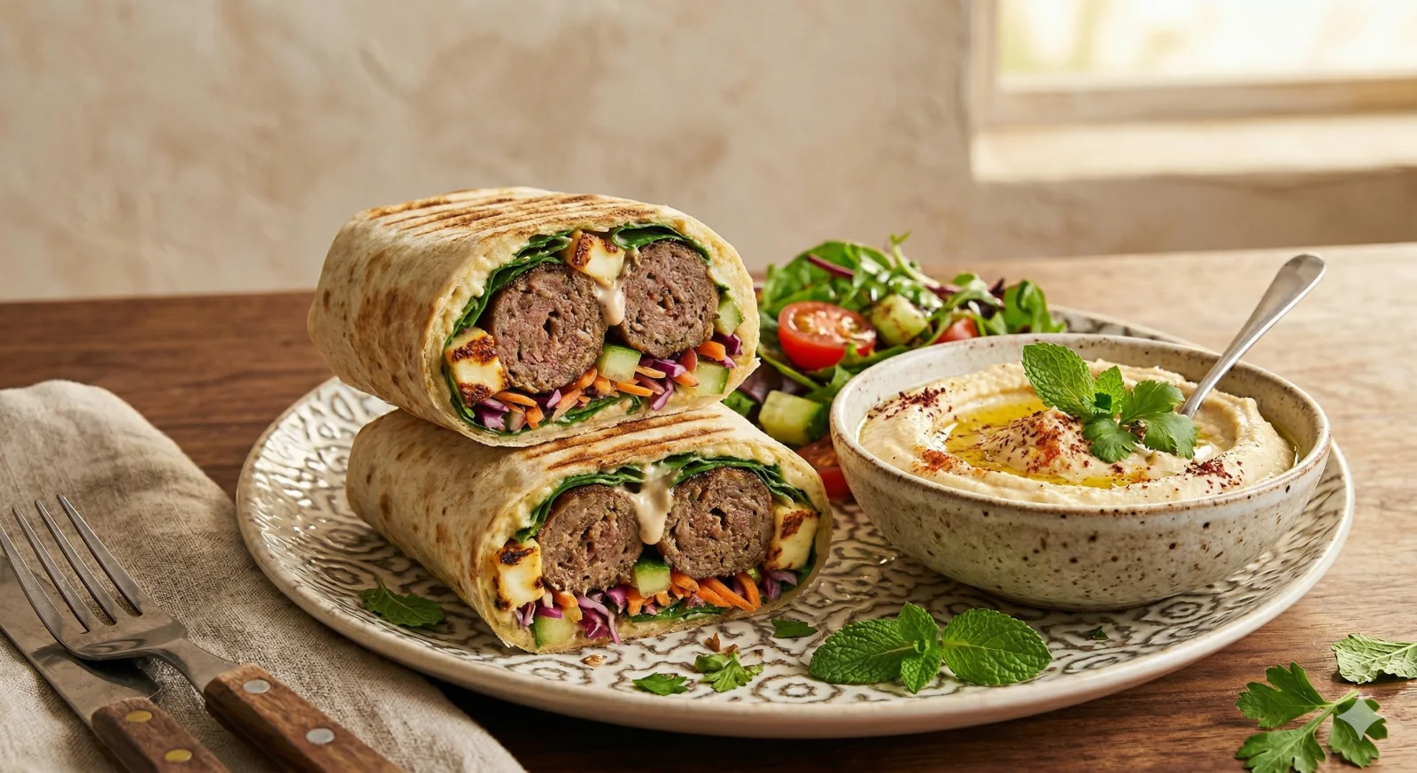 Lamb Kofta & Halloumi 1