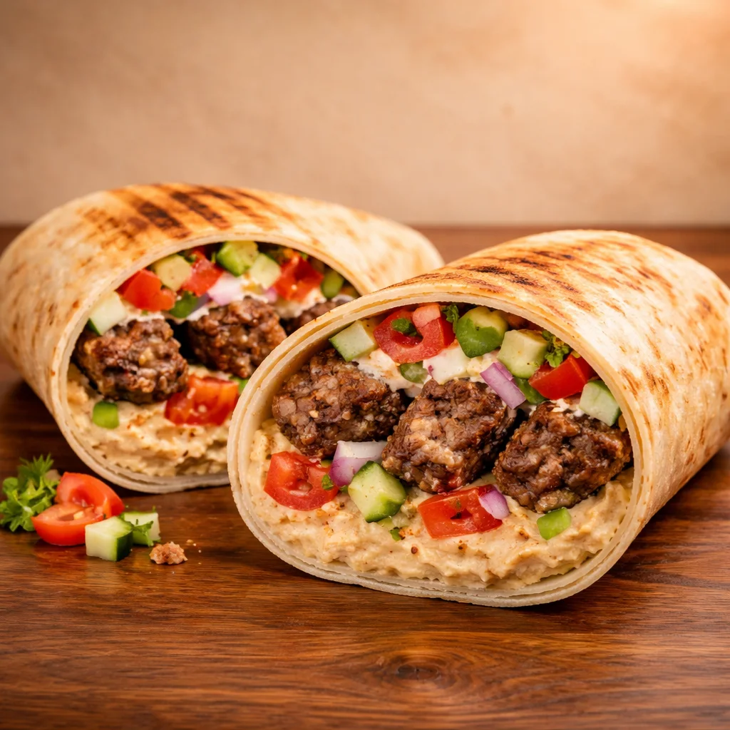 Lamb Kofta & Homous 2